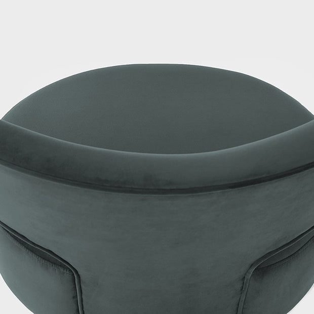 Fotoliu Fix tapitat cu stofa, Flippin Gri Inchis, l75xA60xH75 cm (1)