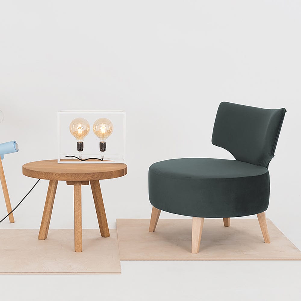 Fotoliu Fix tapitat cu stofa, Flippin Gri Inchis, l75xA60xH75 cm (2)