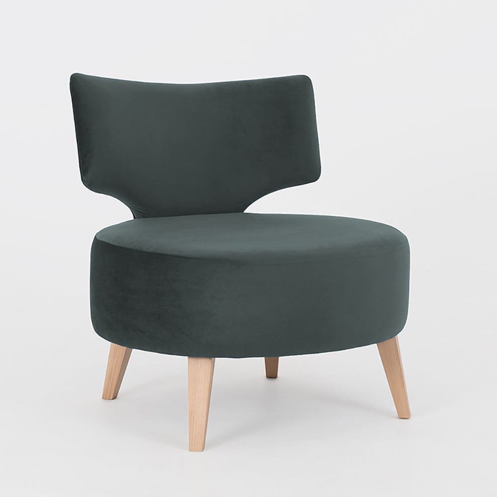 Fotoliu Fix tapitat cu stofa, Flippin Gri Inchis, l75xA60xH75 cm (3)