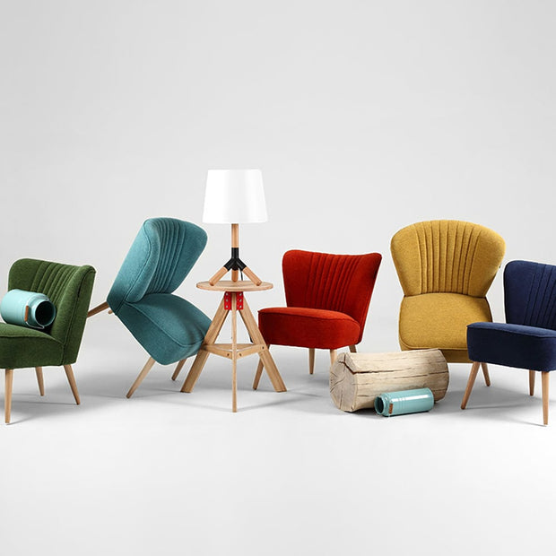 Fotoliu Fix tapitat cu stofa, Harry Verde, l60xA51xH65 cm (2)