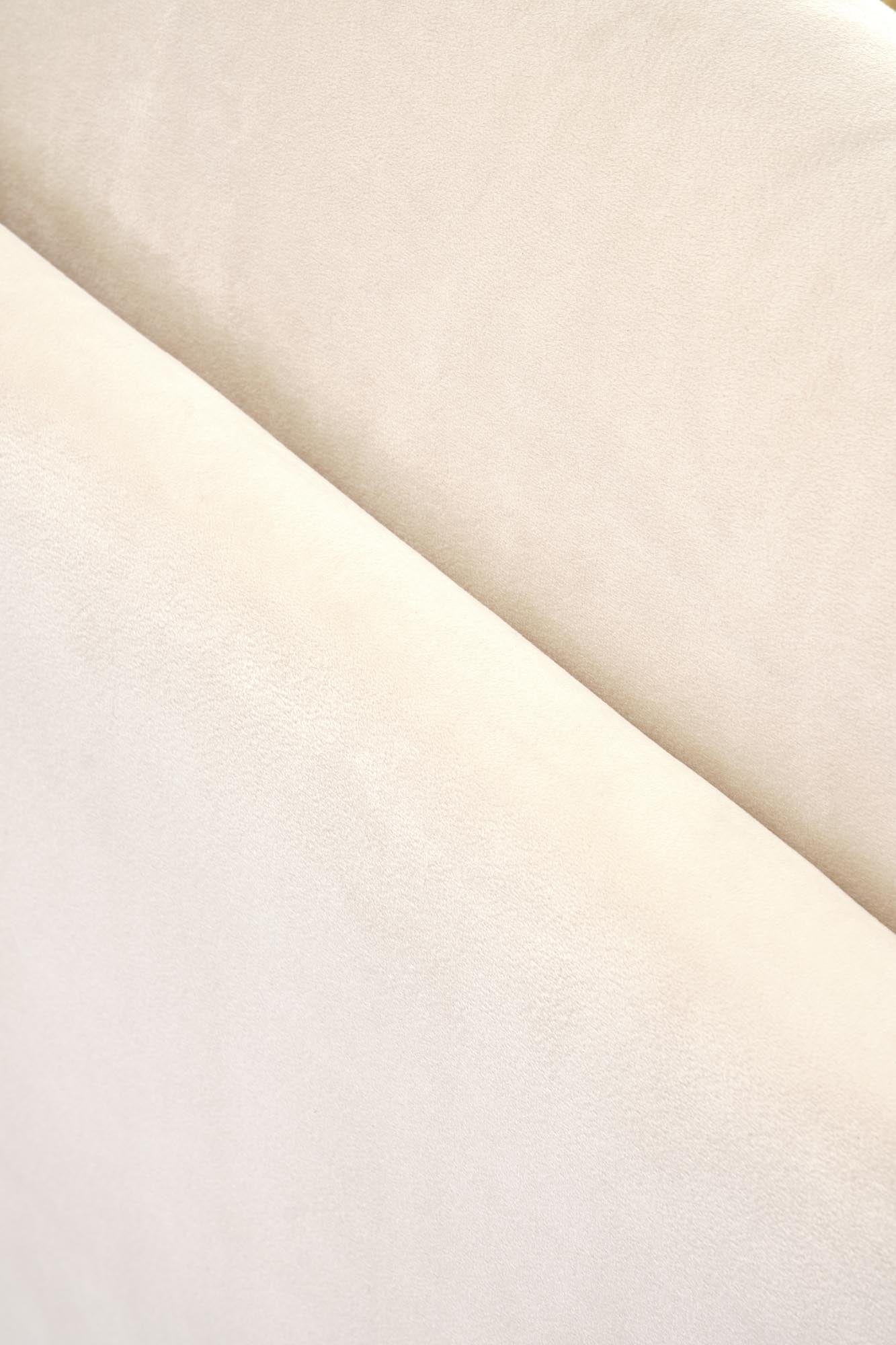 Fotoliu fix tapitat cu stofa, Ilario Velvet Natural / Bej / Negru, l64xA67xH77 cm (3)