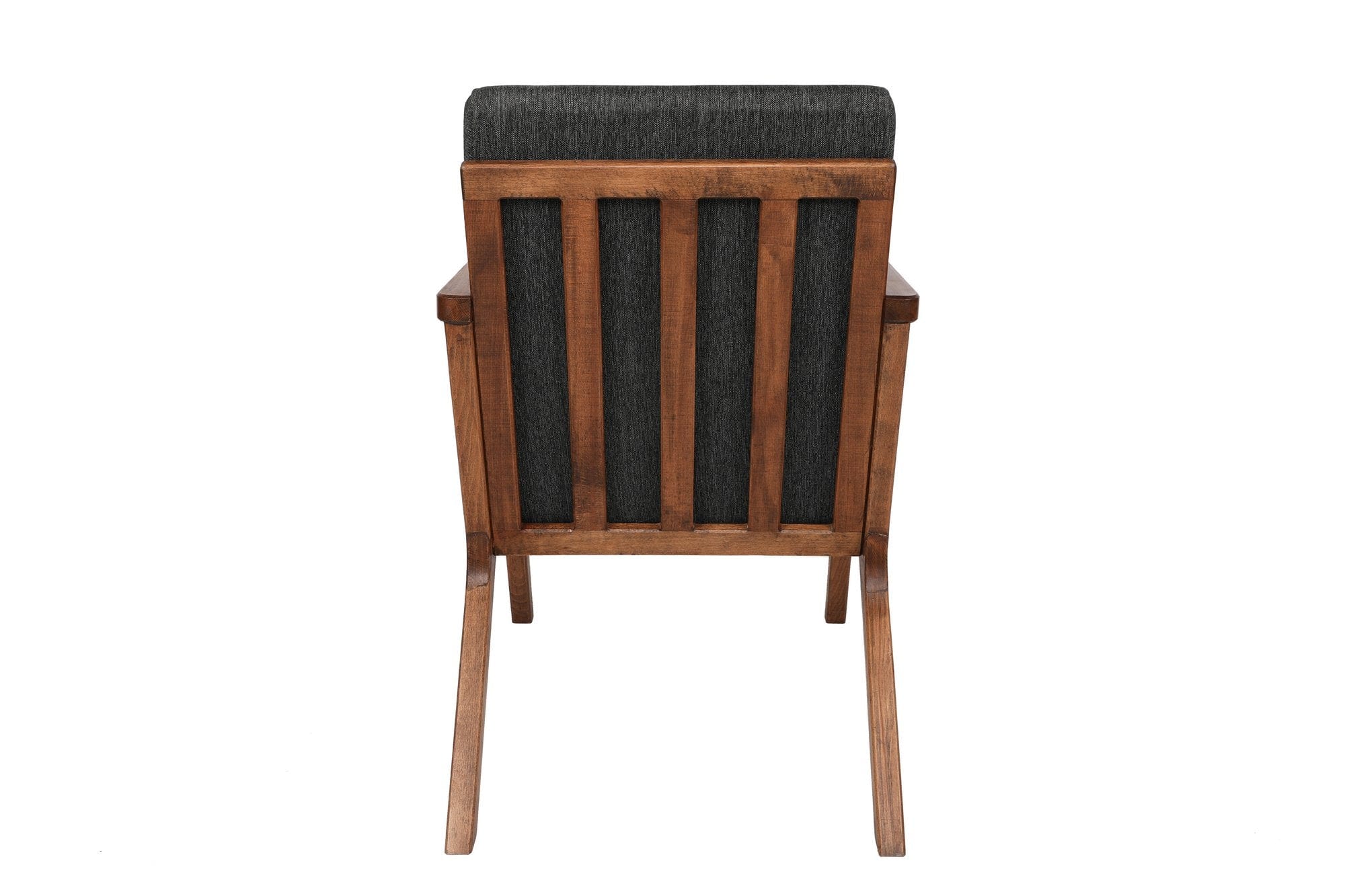 Asir Fotoliu fix tapitat cu stofa, Melody Antracit / Fag, l64xA50xH93 cm