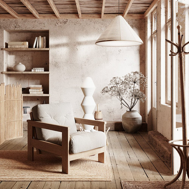 Fotoliu Fix tapitat cu stofa, Mexico Oil Bej, l75xA105xH83 cm (1)