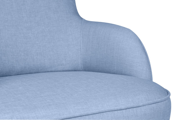 Fotoliu fix tapitat cu stofa, Nathanial Albastru / Maro, l69xA89xH107 cm (2)