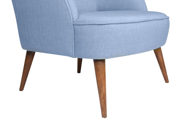 Fotoliu fix tapitat cu stofa, Nathanial Albastru / Maro, l69xA89xH107 cm (3)