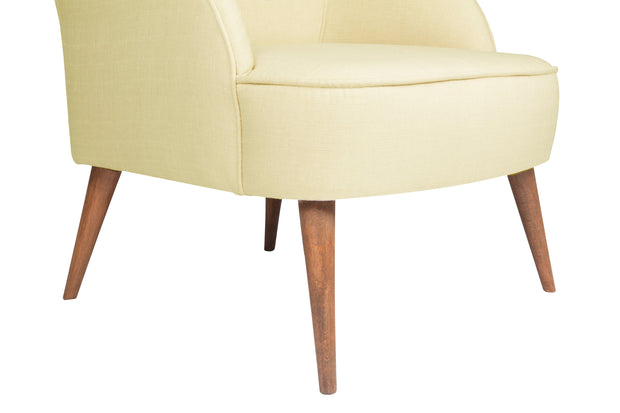 Fotoliu fix tapitat cu stofa, Nathanial Crem / Maro, l69xA89xH107 cm (3)