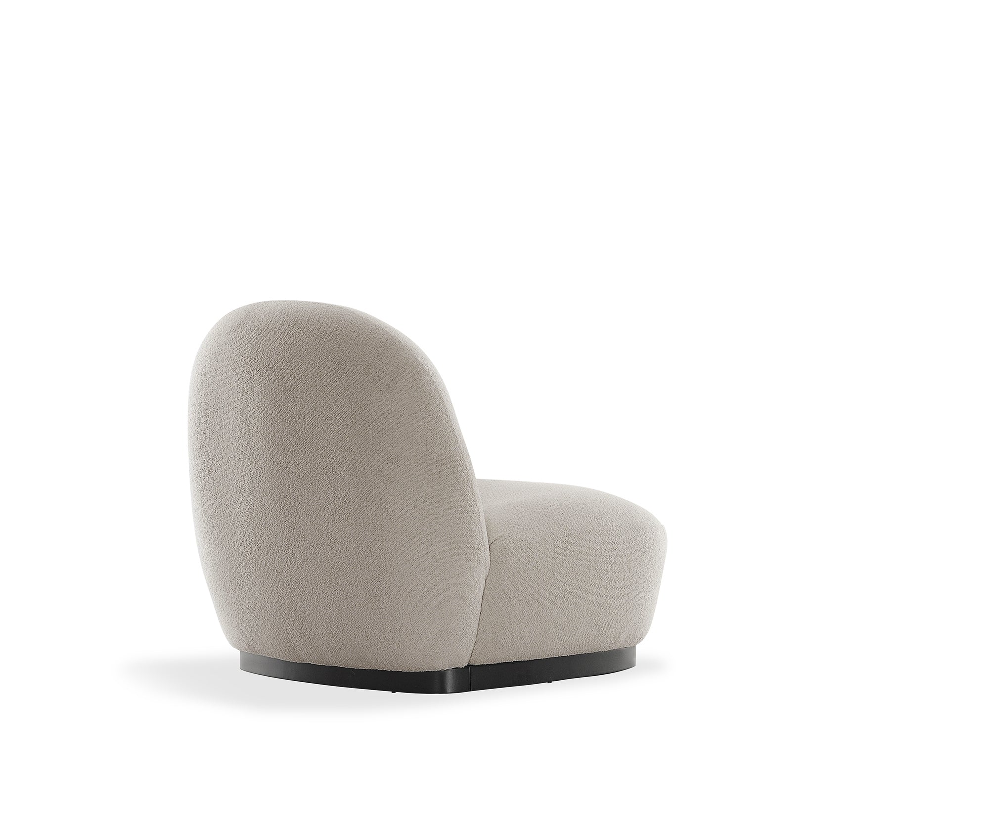 Fotoliu fix tapitat cu stofa New Moon Crem, l86xA92xH80 cm (4)