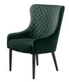 Unique Furniture A/S Fotoliu Fix tapitat cu stofa, Ottowa Velvet Verde / Negru, l71xA63xH87 cm