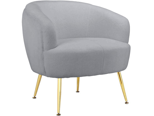 Dorel Home Fotoliu fix tapitat cu stofa, Paloma Gri / Auriu, l80xA73xH78 cm