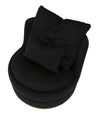 Fotoliu fix tapitat cu stofa Paris Space Velvet Negru / Auriu, l84xA84xH72 cm (5)