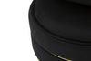 Fotoliu fix tapitat cu stofa Paris Space Velvet Negru / Auriu, l84xA84xH72 cm (8)