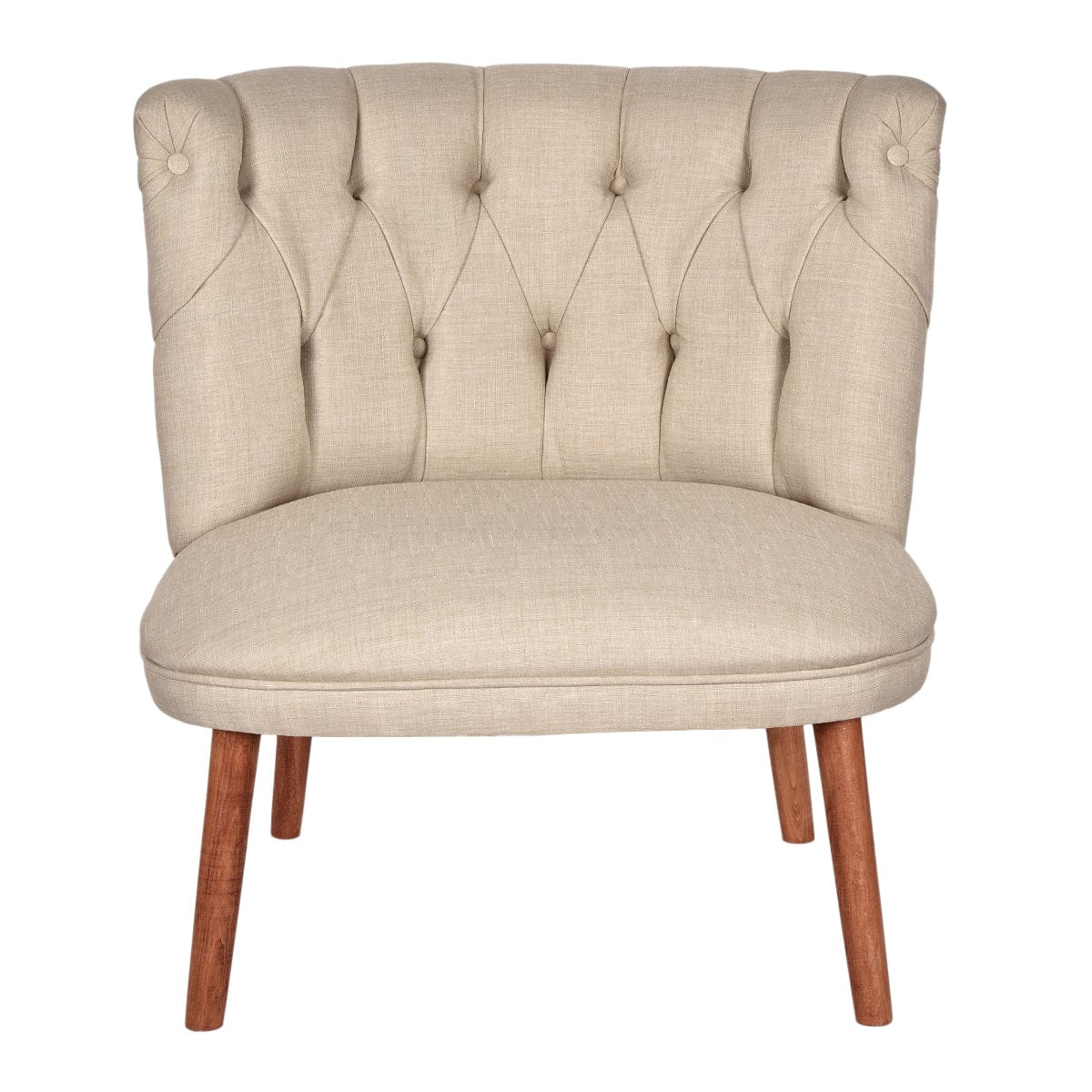 Fotoliu fix tapitat cu stofa, San Fabian Crem, l70xA78xH78 cm (1)