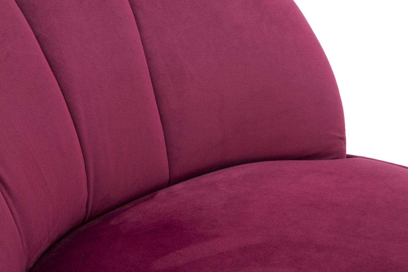 BFSummer Fotoliu fix tapitat cu stofa Sopy Velvet Bordeaux / Auriu, l67xA71xH70 cm