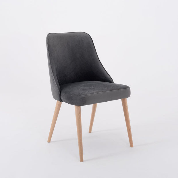 Fotoliu Fix tapitat cu stofa, Spring Gri Inchis, l45xH85 cm (3)