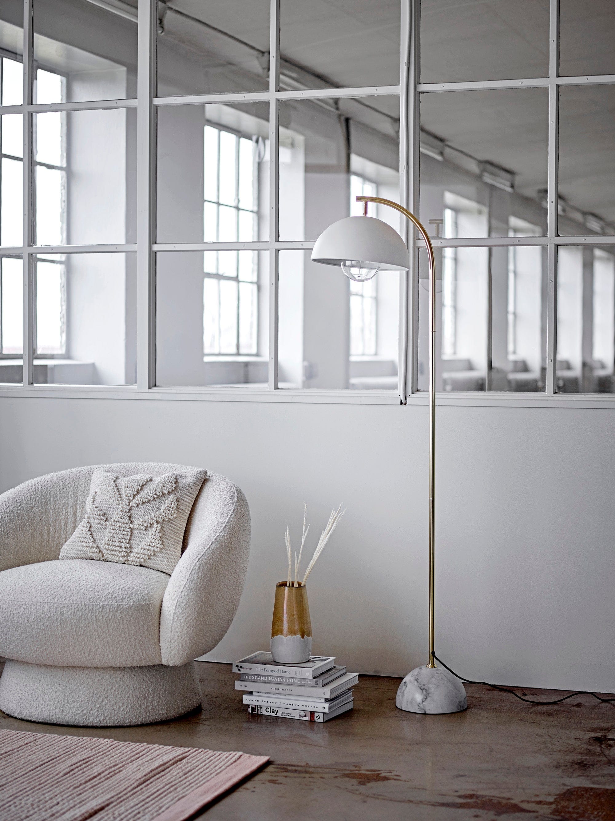 Fotoliu Fix tapitat cu stofa, Ted Alb, l93xA82xH74 cm (7)