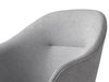 Unique Furniture A/S Fotoliu Fix tapitat cu stofa, Teno Gri Deschis / Stejar, l60xA56xH84 cm