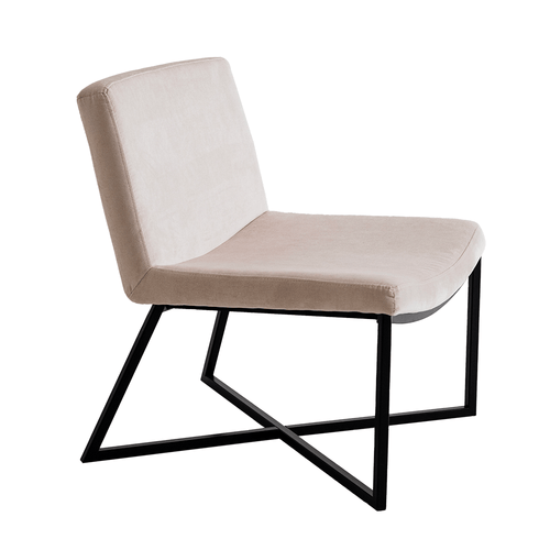 Fotoliu Fix tapitat cu stofa, Zero Cappuccino, l62xA60xH71 cm