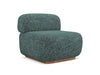 Makamii Albastru Fotoliu Modular tapitat cu stofa, Ailani 1S-22, l95xA80xH73 cm