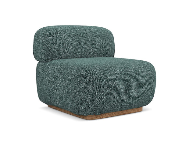 Makamii Albastru Fotoliu Modular tapitat cu stofa, Ailani 1S-22, l95xA80xH73 cm