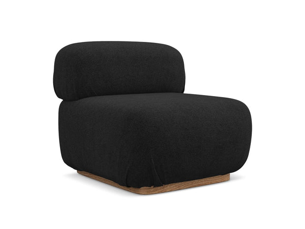 Makamii Antracit Fotoliu Modular tapitat cu stofa, Ailani 1S-7, l95xA80xH73 cm