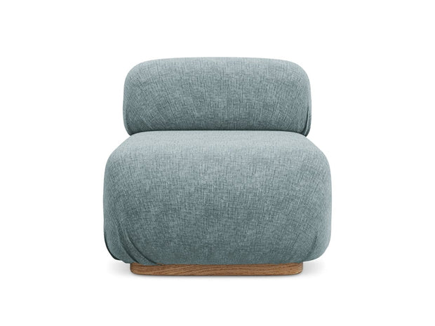 Makamii Fotoliu Modular tapitat cu stofa, Ailani 1S C11 Albastru Denim / Natural, l95xA80xH73 cm