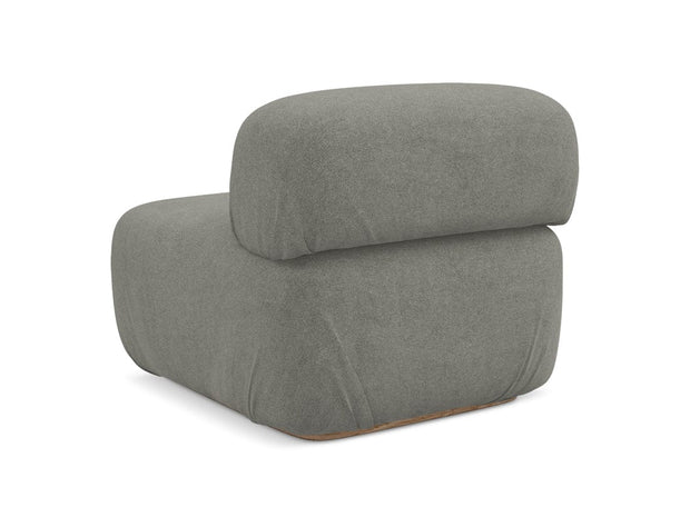 Makamii Fotoliu Modular tapitat cu stofa, Ailani 1S C18 Grej / Natural, l95xA80xH73 cm