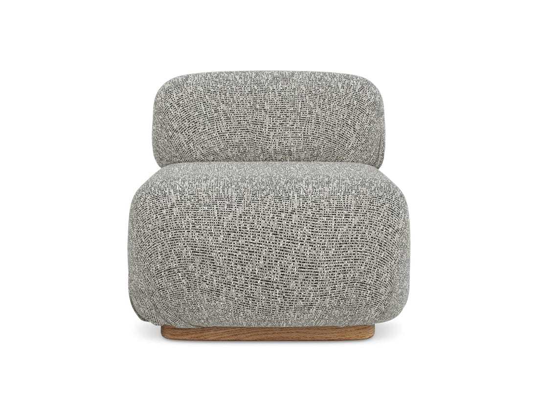 Makamii Fotoliu Modular tapitat cu stofa, Ailani 1S C5 Bej Inchis / Natural, l95xA80xH73 cm