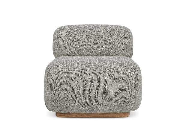 Makamii Fotoliu Modular tapitat cu stofa, Ailani 1S C5 Bej Inchis / Natural, l95xA80xH73 cm