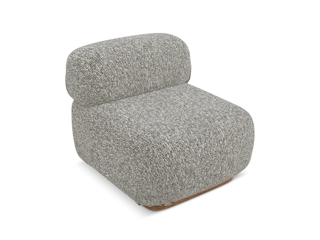 Makamii Fotoliu Modular tapitat cu stofa, Ailani 1S C5 Bej Inchis / Natural, l95xA80xH73 cm