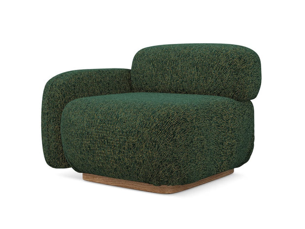 Makamii Verde Fotoliu Modular tapitat cu stofa, Ailani L1S-22, l95xA95xH73 cm