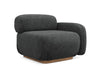 Makamii Gri Fotoliu Modular tapitat cu stofa, Ailani R1S-21, l95xA95xH73 cm