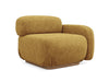 Makamii Galben Fotoliu Modular tapitat cu stofa, Ailani R1S-21, l95xA95xH73 cm