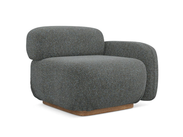 Makamii Gri Fotoliu Modular tapitat cu stofa, Ailani R1S-22, l95xA95xH73 cm