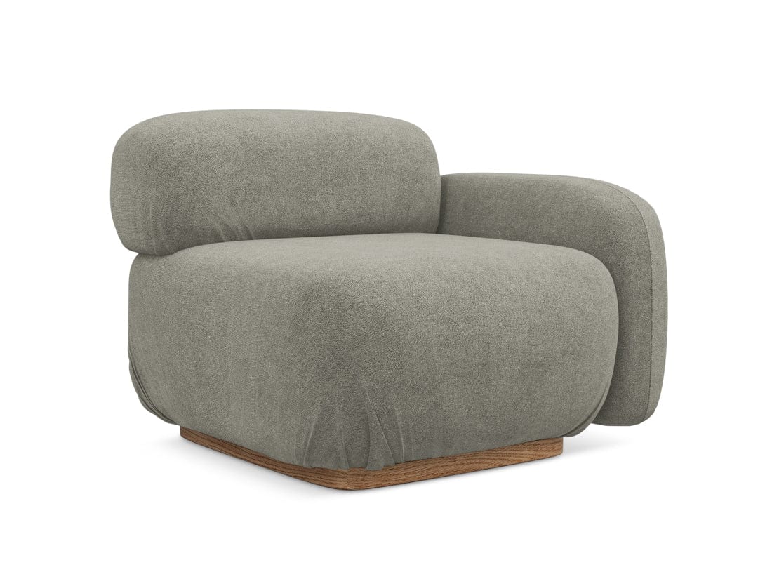 Makamii Cappuccino Fotoliu Modular tapitat cu stofa, Ailani R1S-7, l95xA95xH73 cm