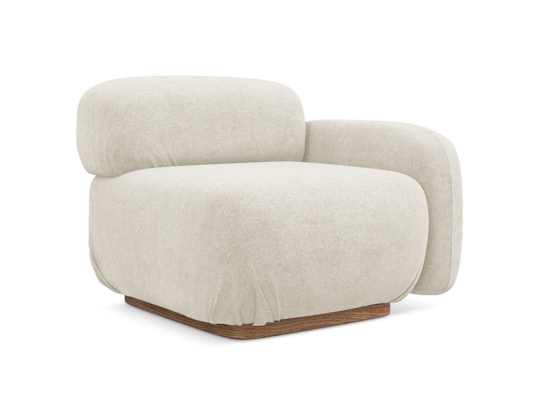 Makamii Ivoir Fotoliu Modular tapitat cu stofa, Ailani R1S-7, l95xA95xH73 cm