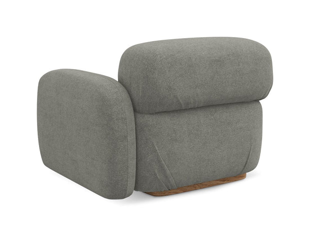 Makamii Fotoliu Modular tapitat cu stofa, Ailani R1S C18 Grej / Natural, l95xA95xH73 cm