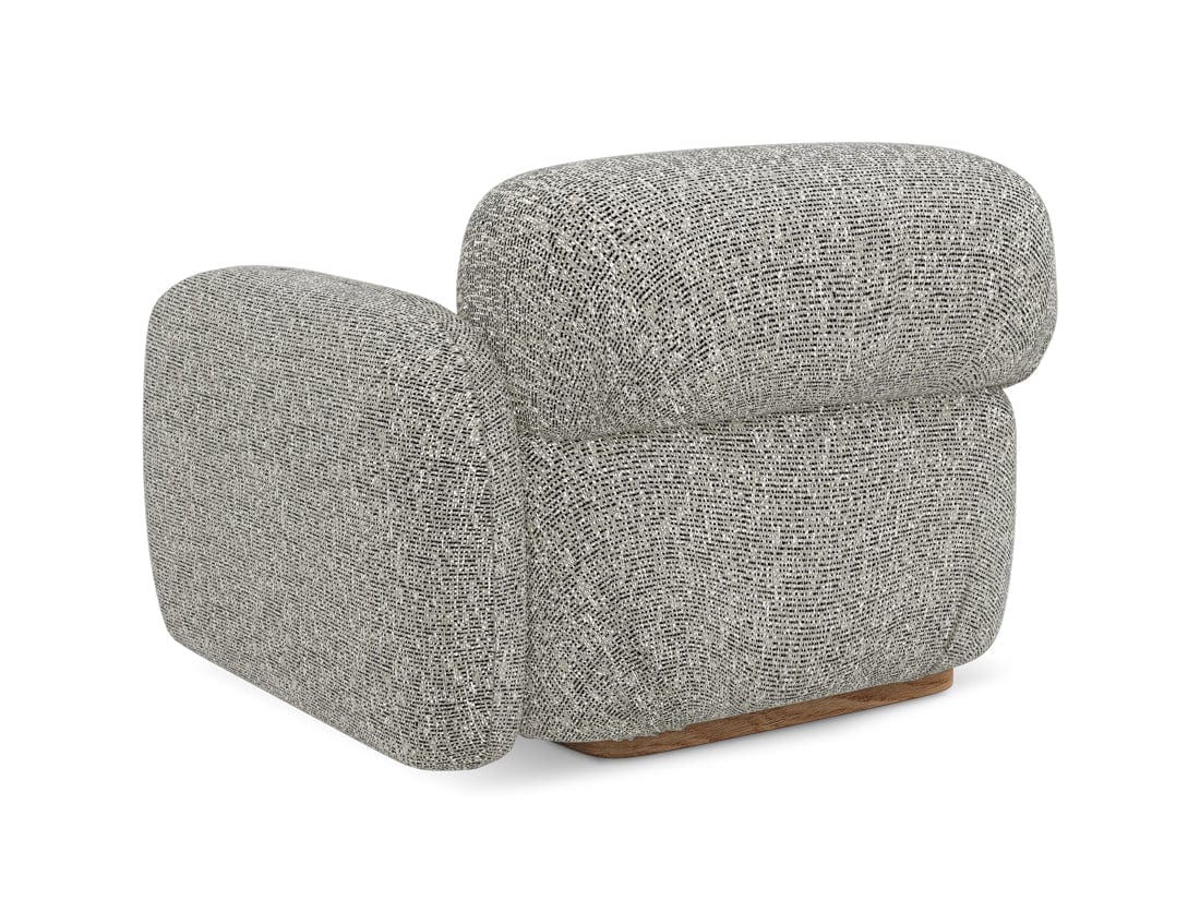 Makamii Fotoliu Modular tapitat cu stofa, Ailani R1S C5 Bej Inchis / Natural, l95xA95xH73 cm