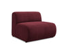 Makamii Bordeaux Fotoliu Modular tapitat cu stofa, Ekahi 1S-2, l90xA89xH70 cm