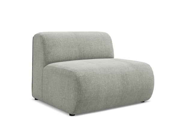 Makamii Cappuccino Fotoliu Modular tapitat cu stofa, Ekahi 1S-2, l90xA89xH70 cm