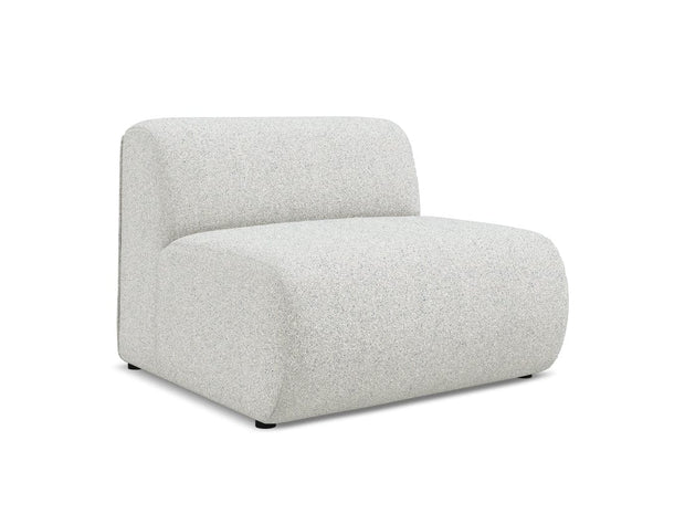 Makamii Bej Fotoliu Modular tapitat cu stofa, Ekahi 1S-20, l90xA89xH70 cm