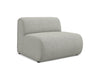 Makamii Gri Fotoliu Modular tapitat cu stofa, Ekahi 1S-20, l90xA89xH70 cm