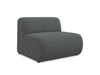 Makamii Grafit Fotoliu Modular tapitat cu stofa, Ekahi 1S-20, l90xA89xH70 cm