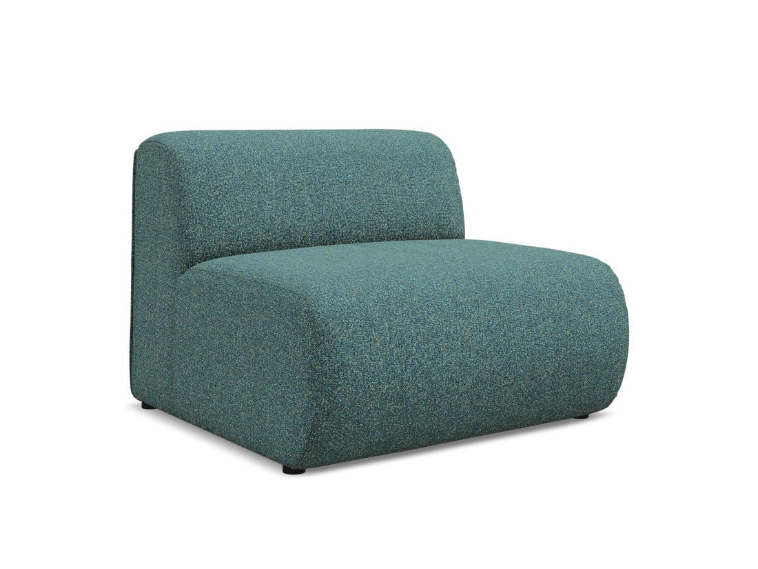 Makamii Albastru Fotoliu Modular tapitat cu stofa, Ekahi 1S-20, l90xA89xH70 cm