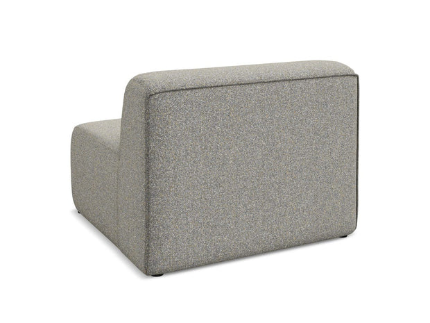 Makamii Fotoliu Modular tapitat cu stofa, Ekahi 1S C2 Bej Inchis / Negru, l90xA89xH70 cm