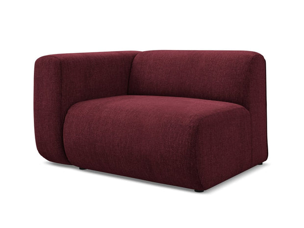 Makamii Bordeaux Fotoliu Modular tapitat cu stofa, Ekahi L1S-2, l114xA89xH70 cm