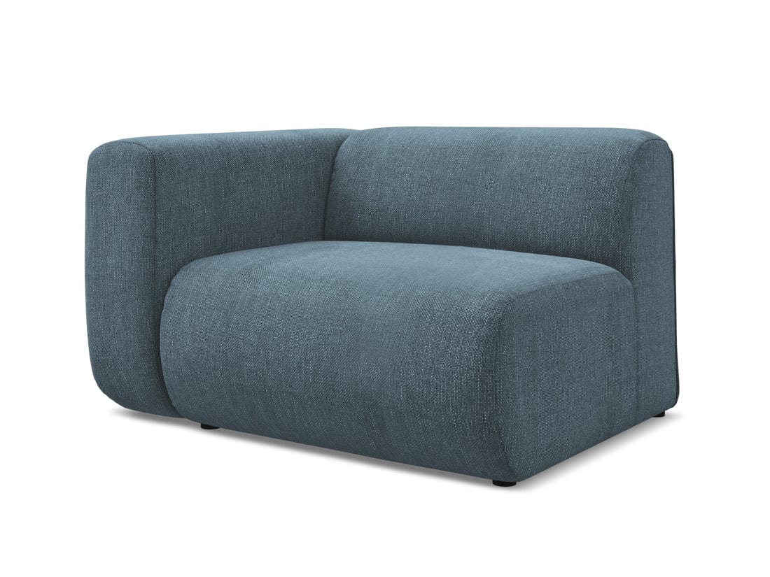 Makamii Albastru Fotoliu Modular tapitat cu stofa, Ekahi L1S-2, l114xA89xH70 cm