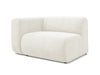 Makamii Alb Fotoliu Modular tapitat cu stofa, Ekahi L1S-2, l114xA89xH70 cm