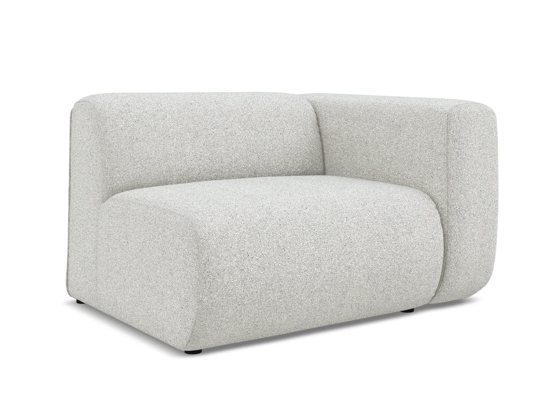 Makamii Bej Fotoliu Modular tapitat cu stofa, Ekahi L1S-20, l114xA89xH70 cm