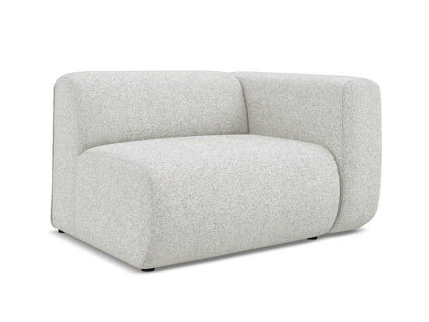 Makamii Bej Fotoliu Modular tapitat cu stofa, Ekahi L1S-20, l114xA89xH70 cm