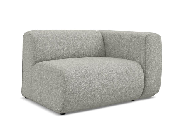 Makamii Gri Fotoliu Modular tapitat cu stofa, Ekahi L1S-20, l114xA89xH70 cm